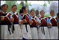 Naxi women. Baisha, Yunnan, China