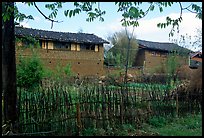 Traditional rural houses. Baisha, Yunnan, China