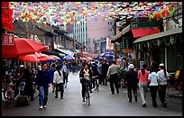 Old street near the intersection of Zhengyi Lu and Dongfeng Lu. Kunming, Yunnan, China ( color)