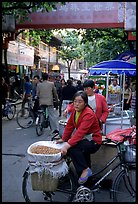 Street vendor in an old alley. Kunming, Yunnan, China (color)