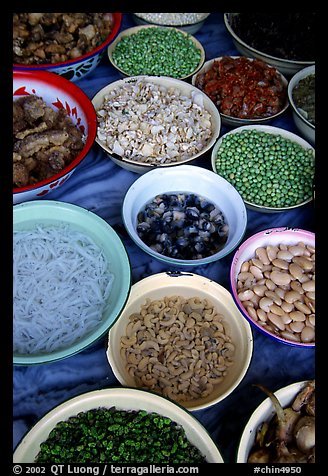 food ingredients in bowls.