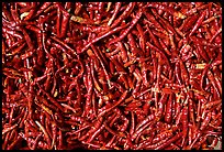 Red peppers. Dali, Yunnan, China
