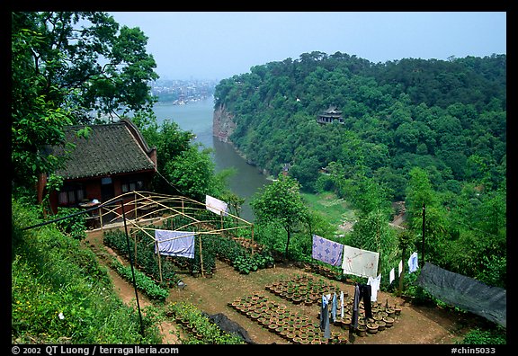 Cultures on Wuyou Hill. Leshan, Sichuan, China (color)