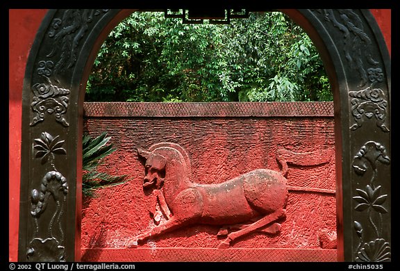 Mahaoya Bowuguan, burial site from the Eastern Han dynasty AD 25-220.. Leshan, Sichuan, China