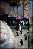 At the foot of the Grand Buddha. Leshan, Sichuan, China