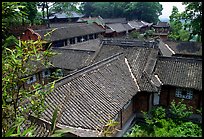 Wuyou Si, Tang dynasty temple. Leshan, Sichuan, China ( color)