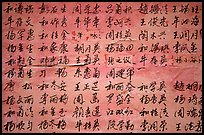 Chinese caligraphy. Lijiang, Yunnan, China ( color)