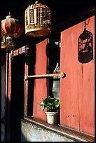 House facade. Lijiang, Yunnan, China ( color)