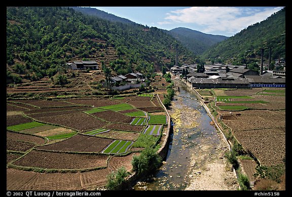 Village on the road between Lijiang and Panzhihua.