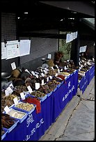 Fungus for sale at a stand near Jieyin Palace. Emei Shan, Sichuan, China