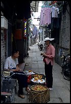 Narrow backstreet. Guangzhou, Guangdong, China