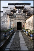 Lexu Hall. Hongcun Village, Anhui, China ( color)