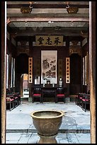 Inside Chengzhi Hall. Hongcun Village, Anhui, China ( color)