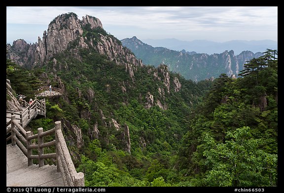 Trail. Huangshan Mountain, China