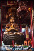 Large Buddha Statue, Jingci Temple. Hangzhou, China