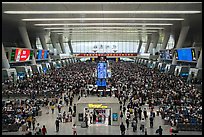 Train station. Hangzhou, China ( color)