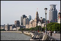 The Bund in the morning. Shanghai, China ( color)