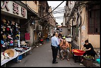 Old alley. Shanghai, China ( color)