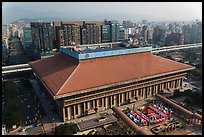 Central station seen from above. Taipei, Taiwan ( color)