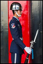 Sentry, Martyrs Shrine. Taipei, Taiwan ( color)