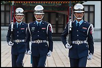 Republic of China Military guards,. Taipei, Taiwan (color)