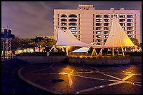 City Hall at night. Taipei, Taiwan (color)