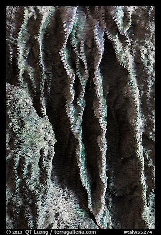 Speleotherms, Taroko Gorge. Taroko National Park, Taiwan (color)
