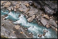 Rapids of the Liwu River from above. Taroko National Park, Taiwan ( color)