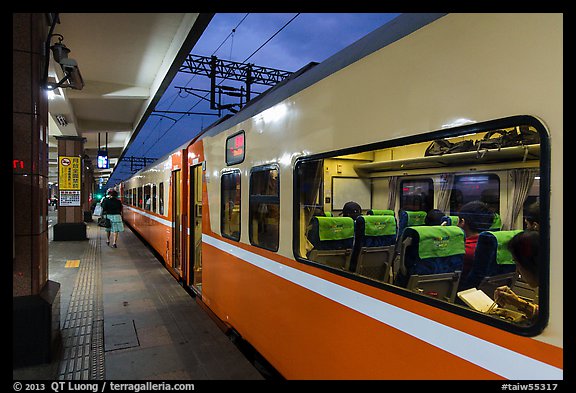 Train, Hualien Station. Taiwan