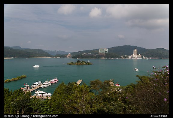 Shueishe and Lalu Island. Sun Moon Lake, Taiwan