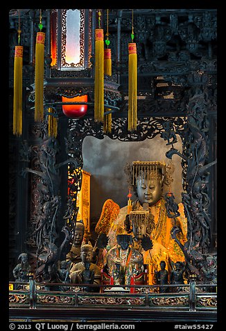 Black-Faced Matsu, Matsu Temple. Lukang, Taiwan (color)