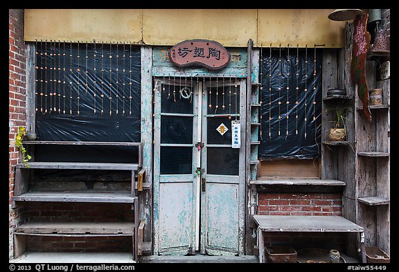 Old storefront. Lukang, Taiwan (color)