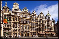Guildhalls, Grand Place. Brussels, Belgium (color)