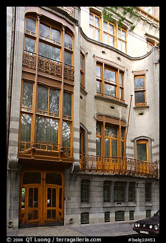 Hotel Solvay, an Art Nouveau masterpiece. Brussels, Belgium