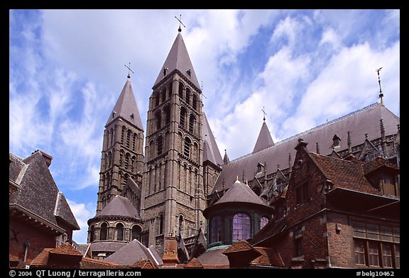 Notre Dame Cathedral. Tournai, Belgium (color)