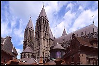 Notre Dame Cathedral. Tournai, Belgium (color)