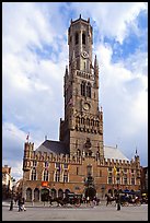 Hallen and Belfort. Bruges, Belgium
