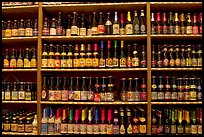 Beer bottles. Bruges, Belgium
