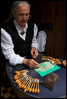 Lacemaker. Bruges, Belgium