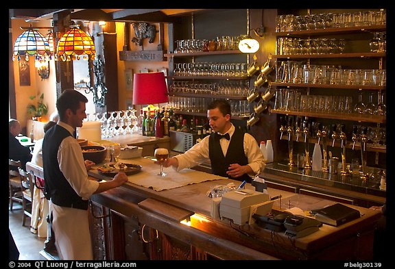 Tavern Chaloupe d'or. Brussels, Belgium (color)