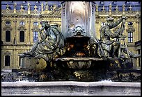 Fountain in front of the Residenz. Wurzburg, Bavaria, Germany