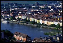 The Main River. Wurzburg, Bavaria, Germany (color)