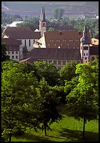 View from Festung Marienberg (citadel). Wurzburg, Bavaria, Germany (color)