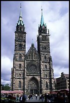 Sankt Lozenz Kirche (cathedral). Nurnberg, Bavaria, Germany ( color)