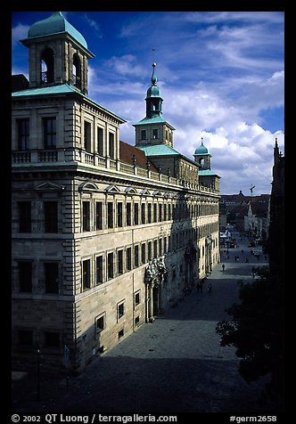 Rathaus (city hall). Nurnberg, Bavaria, Germany (color)