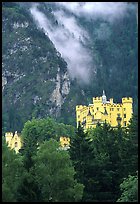 Hohenschwangau, built in 1832 for Maximillien II, King Ludwig's father. Bavaria, Germany (color)