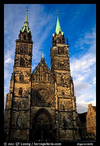 Sankt Lozenz Kirche (cathedral). Nurnberg, Bavaria, Germany