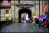 Rainy afternoon, Bamberg. Bavaria, Germany (color)