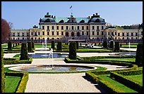 Park and royal residence of Drottningholm. Sweden (color)