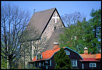 12th century Church of Gamla Uppsala. Uppland, Sweden